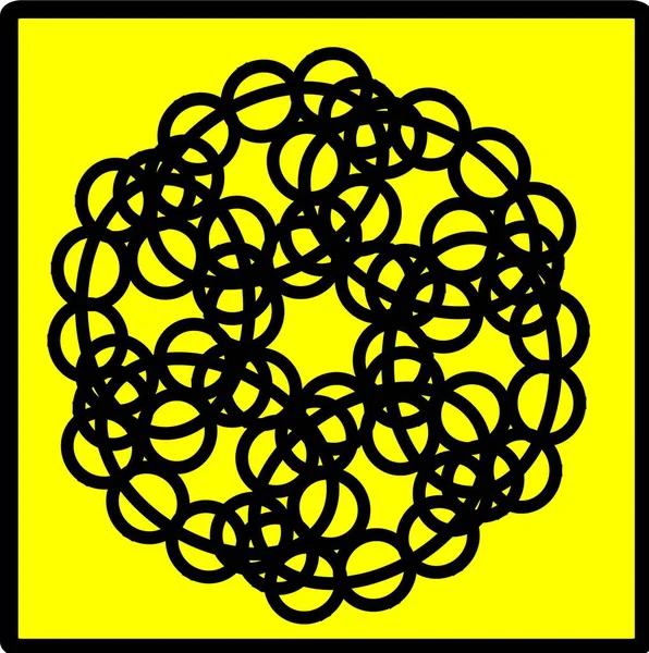 Kırmızı mavi çiçek mandala klonlama şekli geometrik şekil ikonu tasarımı grafiği