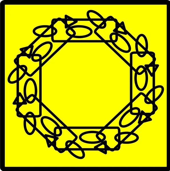 Kırmızı mavi çiçek mandala klonlama şekli geometrik şekil ikonu tasarımı grafiği