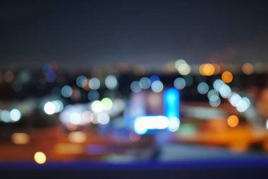 gece şehir görüntü bulanıklık bokeh