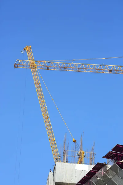 Machinery construction crane — Stock Photo, Image