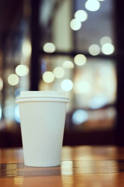 Kahve Kupası boş boş kopya alanı tasarım metniniz için take away