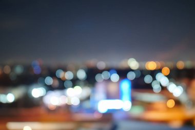 gece şehir görüntü bulanıklık bokeh