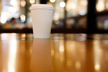 Kahve Kupası boş boş kopya alanı tasarım metniniz için take away