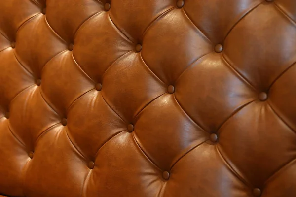 Luxury leather sofa furniture — Stock Photo, Image