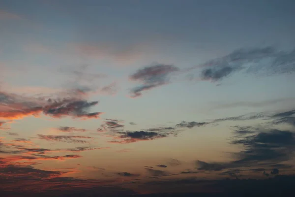 Nuvem no céu crepúsculo dramático — Fotografia de Stock