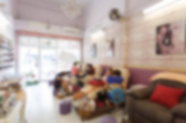 tırnak manikür güzellik salonu bulanıklık