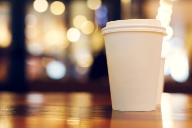 Kahve Kupası boş boş kopya alanı tasarım metniniz için take away