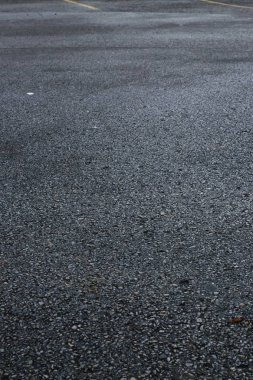 siyah asfalt yol