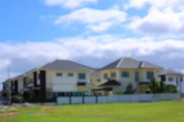 residential house village suburb, image blur background