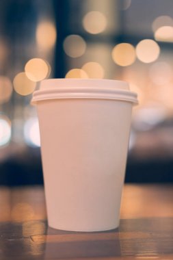 Kahve Kupası boş boş kopya alanı tasarım metniniz için take away