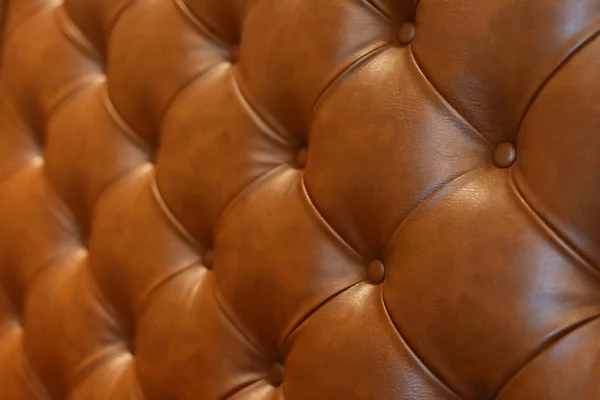 Luxury leather sofa furniture — Stock Photo, Image