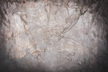 Çimento Beton gri harçlı duvar zor grunge çatlamak yüzeyi