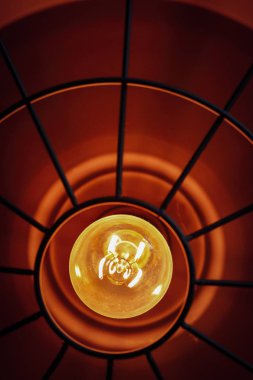 sıcak ışık Akkor ampul iç dekorasyon tasarımı