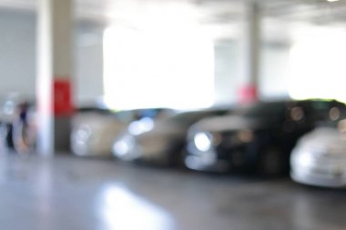 iş binasında otopark, bulanık görüntü