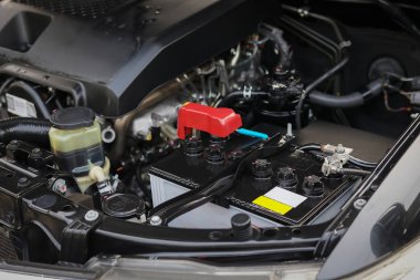 araç aracın motor parçası 