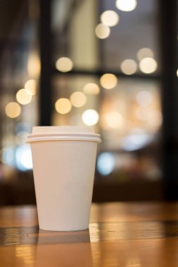 Kahve Kupası boş boş kopya alanı tasarım metniniz için take away