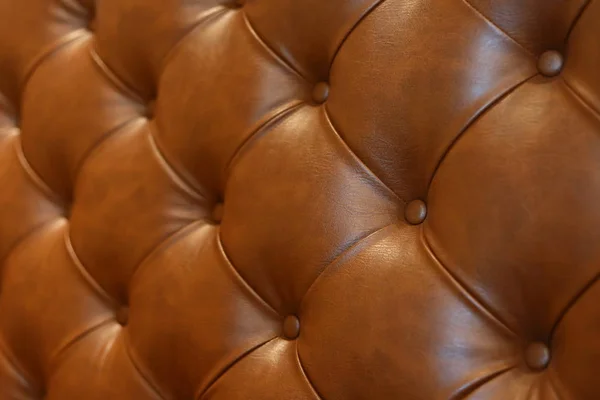 Luxury leather sofa furniture — Stock Photo, Image