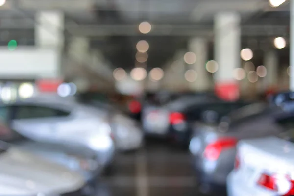 Parkoló üzleti épületben, blur kép — Stock Fotó