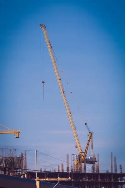 Construction crane industrial — Stock Photo, Image