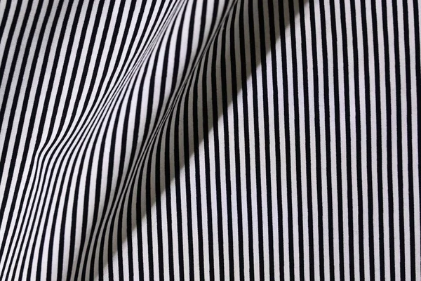 Kumaş Siyah Beyaz Çizgili Modern Moda Kumaş Tarzı — Stok fotoğraf