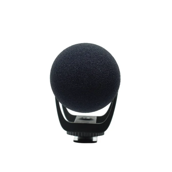 Мікрофон Дробовика Ізольований Білому Тлі — стокове фото