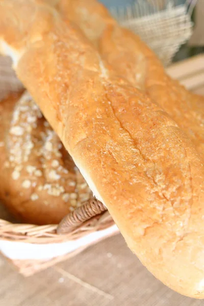 Bakery Bread Bake Homemade Basket — Stock Photo, Image