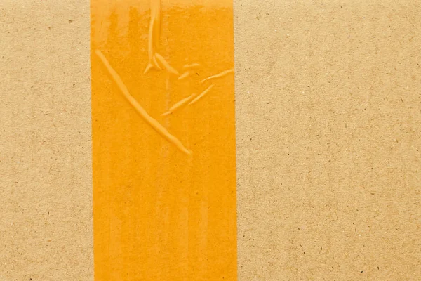 Skoç Bant Çubuğu Kahverengi Karton Kutu Sanayi Paketine Sarılıyor Görüntü — Stok fotoğraf