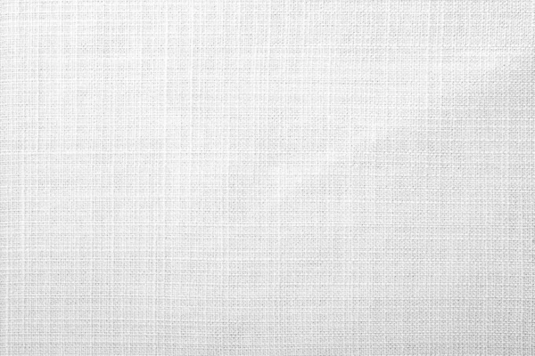 Закрыть Бело Льняную Ткань Текстуры Фона — стоковое фото