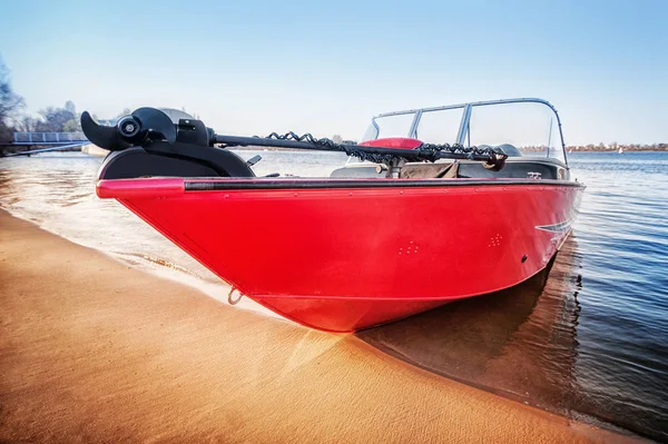 Barco Pesca Río — Foto de Stock