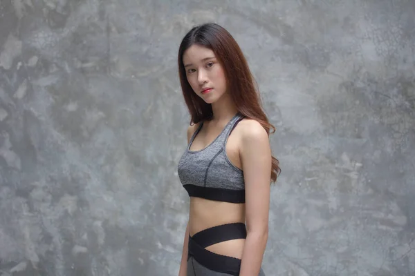 Asie Thai Japonais Adolescent Belle Fille Dans Sportswear — Photo