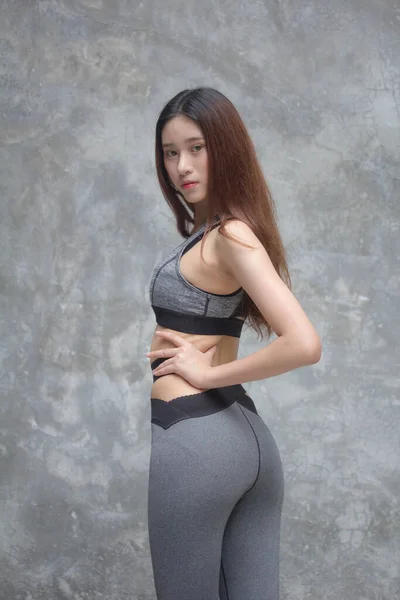 Asie Thai Japonais Adolescent Belle Fille Dans Sportswear — Photo