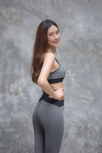 Asie Thai Japonais Adolescent Belle Fille Dans Sportswear — Photo