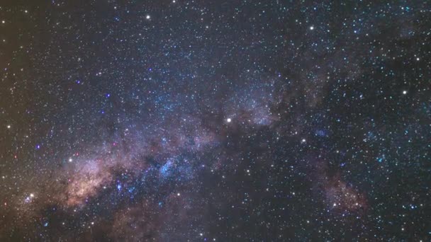 Vuelo Lento Través Del Espacio Exterior Hacia Galaxias Desconocidas Cielo — Vídeos de Stock