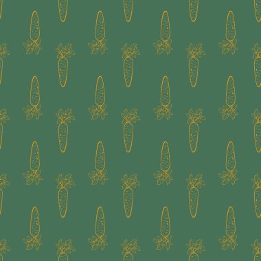 Geçmişe dönük havuçlu kusursuz desen