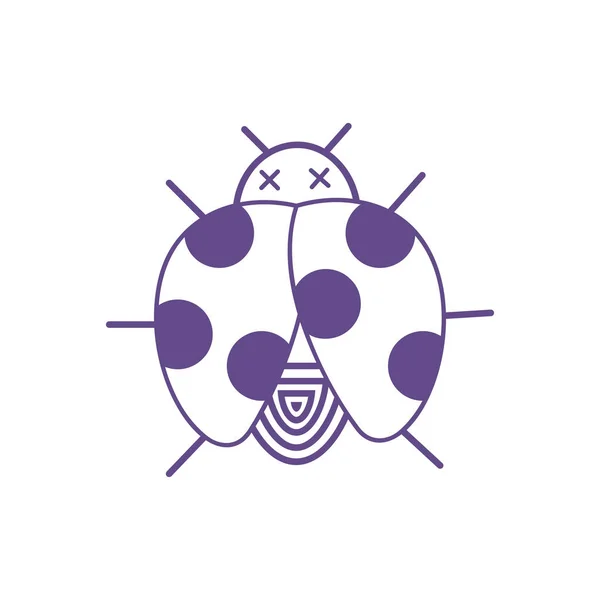 Software Bug Symbol Auf Weißem Hintergrund — Stockvektor