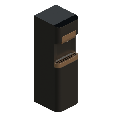 Alt Yükleme Su Dökümcüsü Isometric Görünümü 3B Görüntüleme