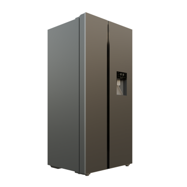 Su Akımı Buzdolabı Tarafı Tarafı Görünümü 3B Görüntü Görüntüleme