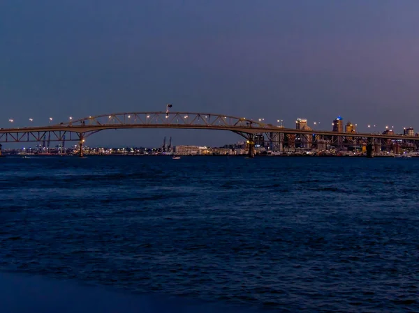 Festivalof Lights Iron Cove Bridge Auckland Nueva Zelanda — Foto de Stock