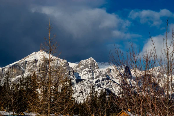 Goat Range Three Sisters Parkway Canmore Alberta Canada — Stock Photo, Image
