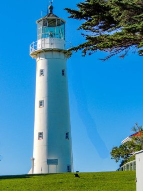 Cape Edgemont Deniz Feneri. Taranaki, Yeni Zelanda