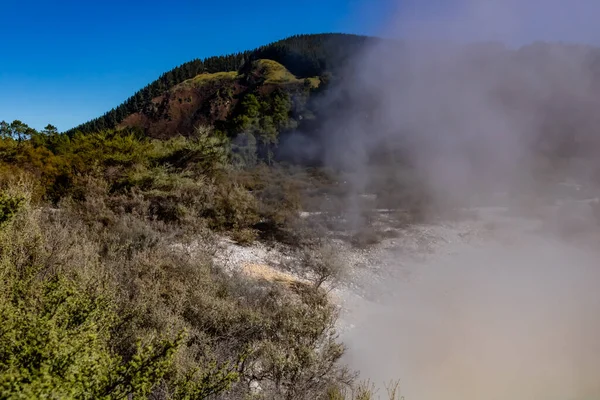 Termiska Dammar Och Områden Wai Tapu Rotarua Nya Zeeland — Stockfoto