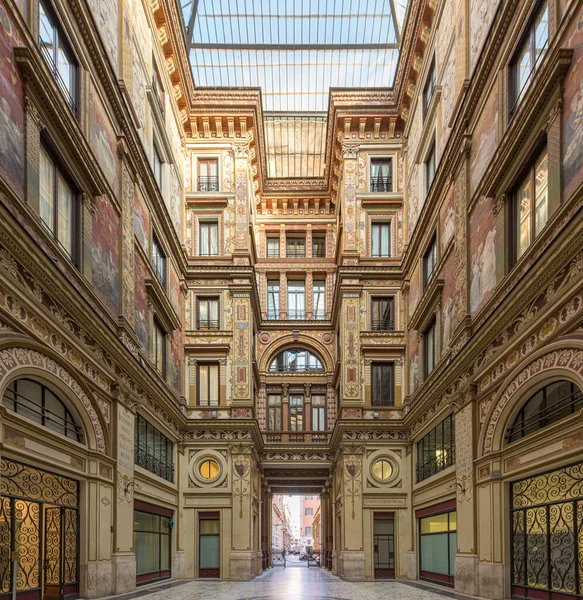 Řím Itálie Březen 2020 Galleria Sciarra Skleněná Pasáž Roku 1880 — Stock fotografie