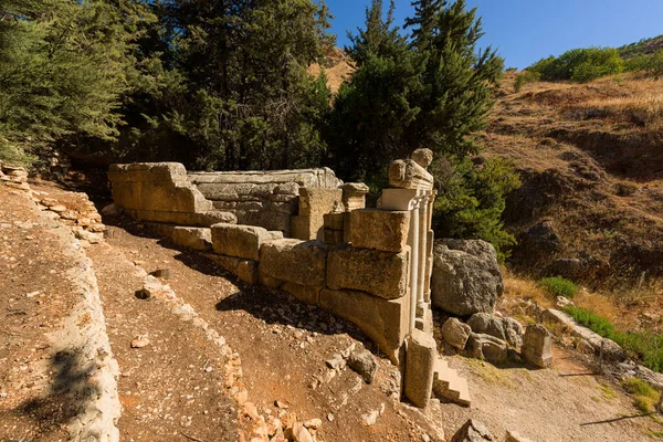 Antiguas Ruinas Romanas Templo Ninfa Venus Cerca Temnine Faouqa Zahle — Foto de Stock