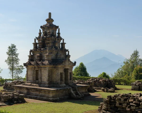Candi Gedong Songo Lever Soleil Complexe Temples Bouddhistes Ixe Siècle — Photo