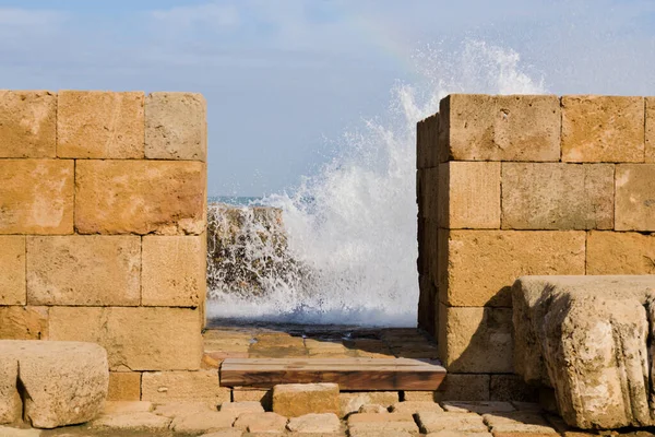 Saida Sidon Castelo Mar Cruzado Uma Fortaleza Medieval Construída Durante — Fotografia de Stock