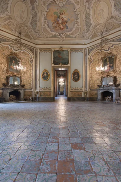 Catania Italy Jan 2019 Iniors Palazzo Biscari Sicilian Baroque Ball — стокове фото