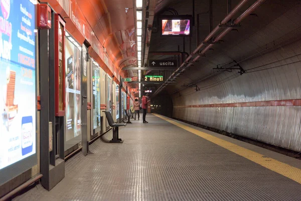 Rome Italie Mars 2020 Les Galeries Métro Arrêt Flaminio Semblent — Photo