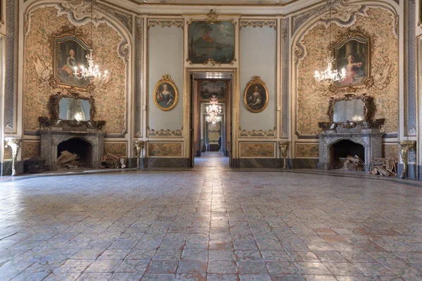 Catania Itália Janeiro 2019 Interiores Palazzo Biscari Catania Itália Com — Fotografia de Stock