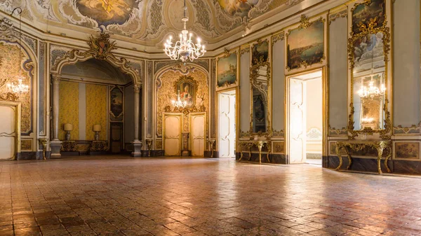 Catania Itálie Ledna 2019 Interiéry Palazzo Biscari Catanii Itálie Sicilským Royalty Free Stock Fotografie