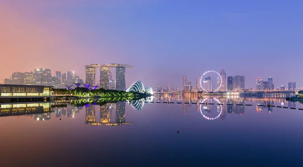 Singapur Oct 2017 Jardines Junto Bahía Hotel Marina Bay Sands —  Fotos de Stock